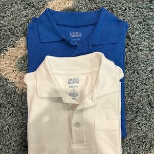 Croft & Barrow Classic Blue and White Polo Set